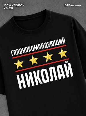 Футболка мужская именная главно