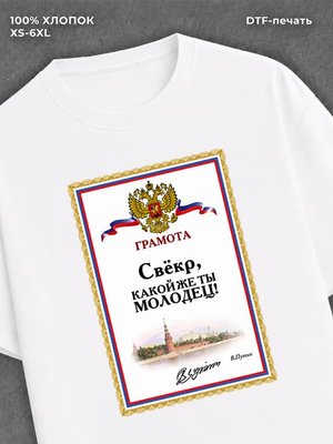 Футболка мужская именная Свекр