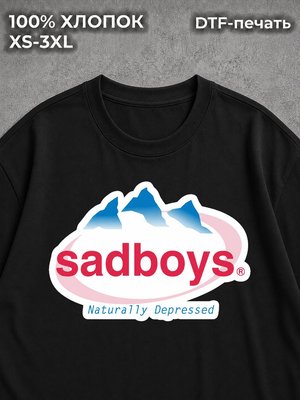 Футболка sadboys y2k black
