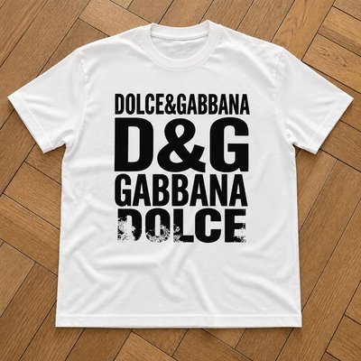 Футболка D&G y2k archive flat_lay
