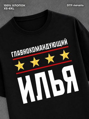 Футболка мужская именная главно