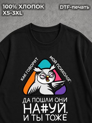 Футболка Как говорит мой психолог