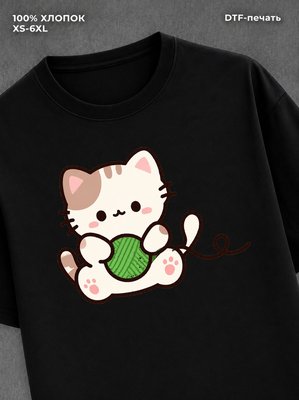 Футболка котик