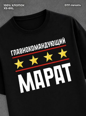 Футболка мужская именная главно