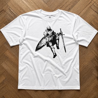 Футболка рыцарь готика y2k archive vintage flat_lay