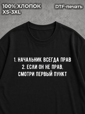 Футболка Прикольный подарок начальнику