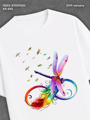 Футболка женская белая базовая хлопковая