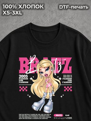 Футболка BRATZ y2k братц хлоя black