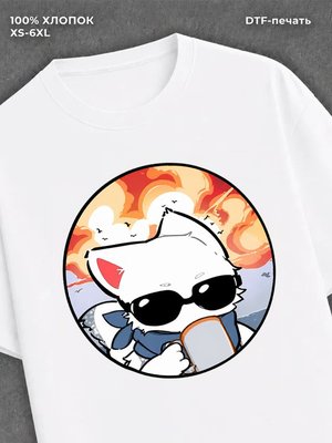 Футболка котик