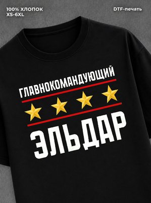 Футболка мужская именная главно
