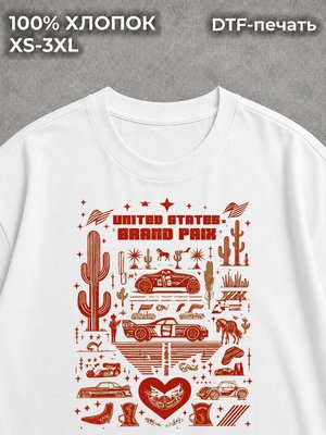Футболка оверсайз United States Grand Prix