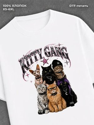 Футболка Котики