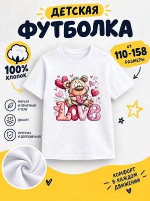 Футболка детская для девочек