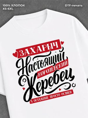 Футболка Имя Захар