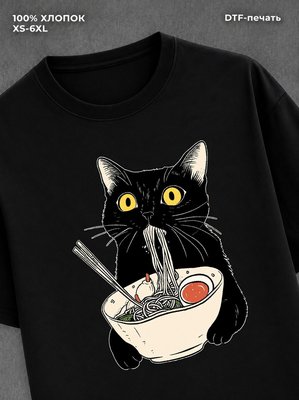 Футболка кот