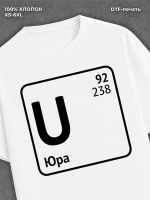 Футболка футболка мужская именная Юра Юр