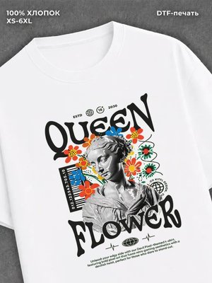 Футболка Qeen flower